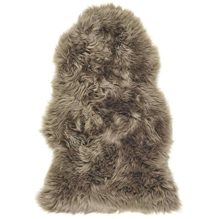 Genuine Khaki/Taupe Sheepskin Faux Fur Rug – The Rugs