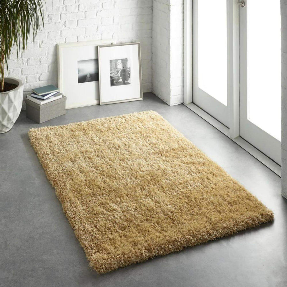 Chicago Ochre Shaggy Rug | Contemporary Comfort | The Rugs