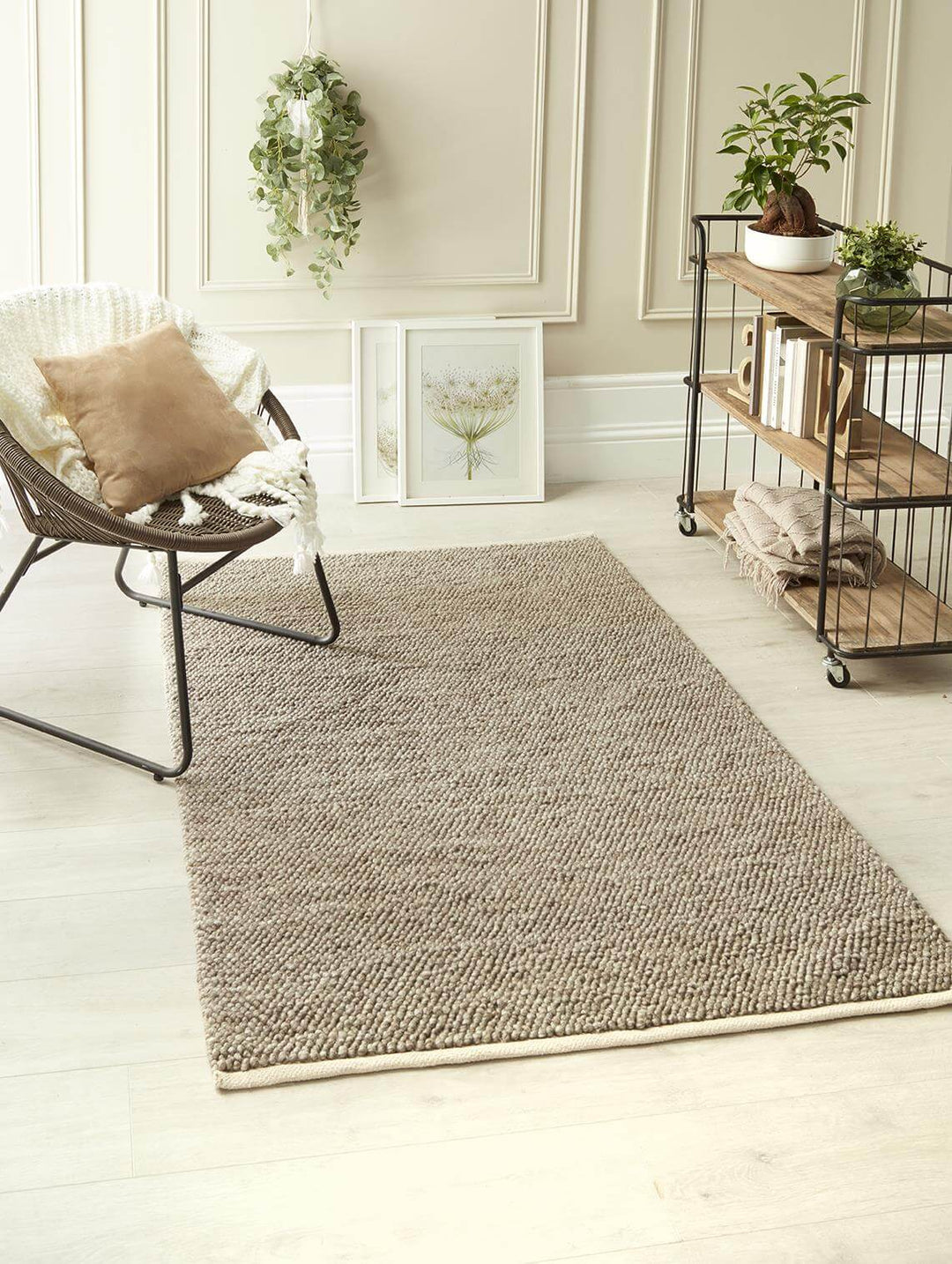 La Playa Rustic Solid Rug | Coastal Home Decor | The Rugs