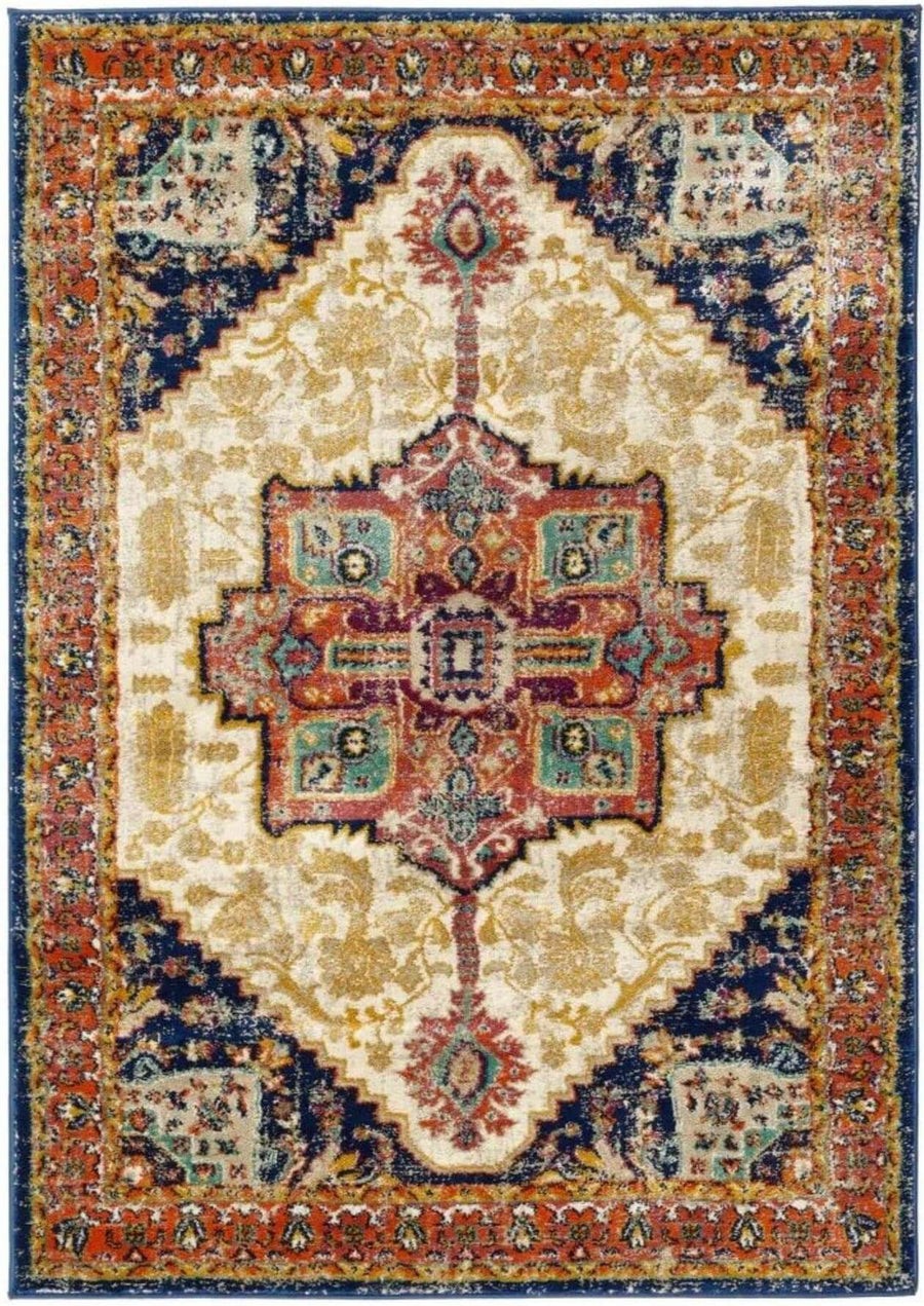 Granada Vintage Rug | Amber Multicolour - The Rugs