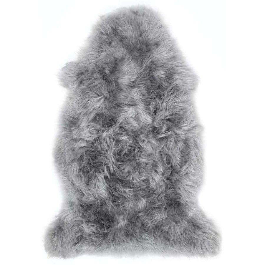 Genuine Grey Sheepskin Faux Fur Rug | Luxurious Home Decor
