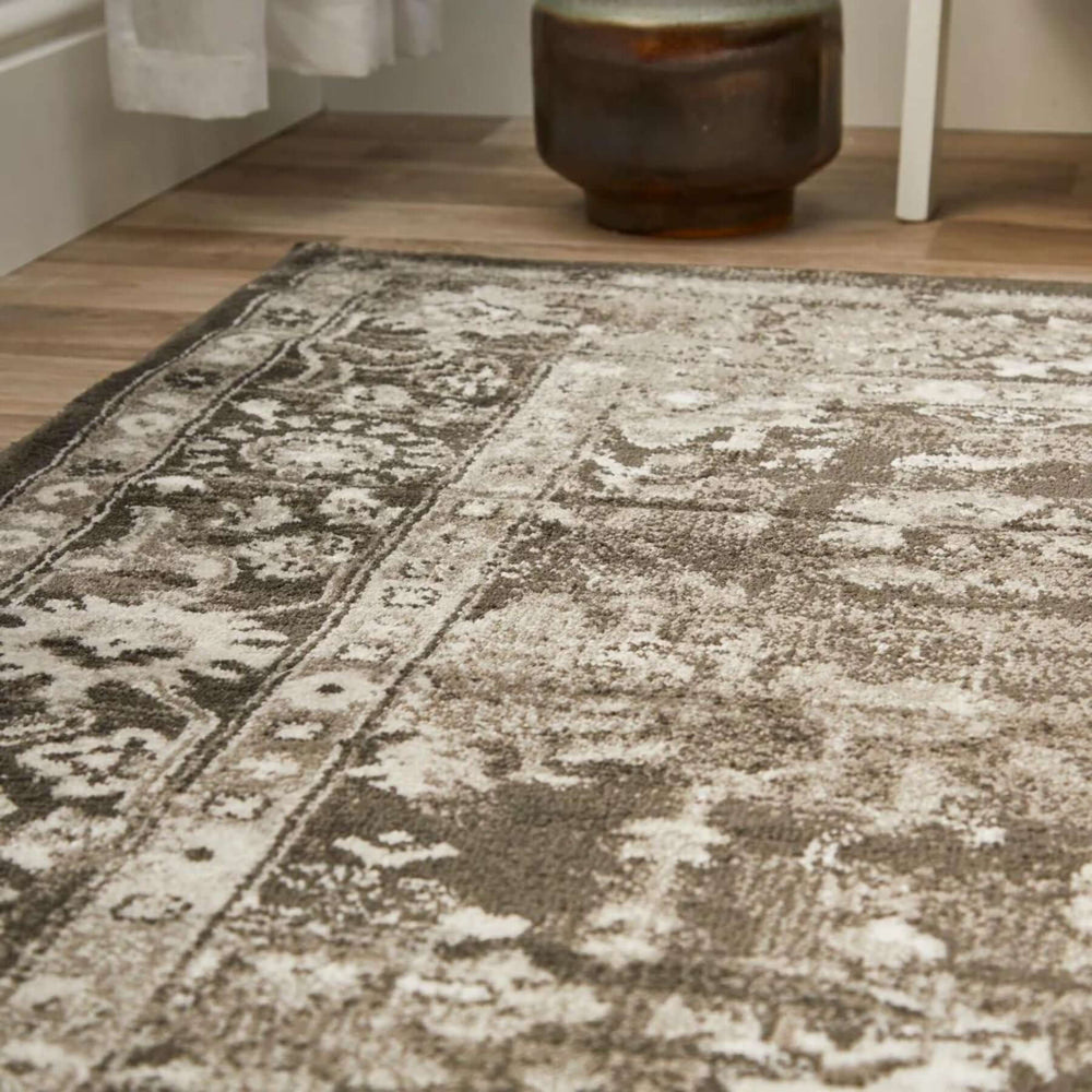 Anatolia Dark Grey Vintage Rug | Elegant & Versatile |