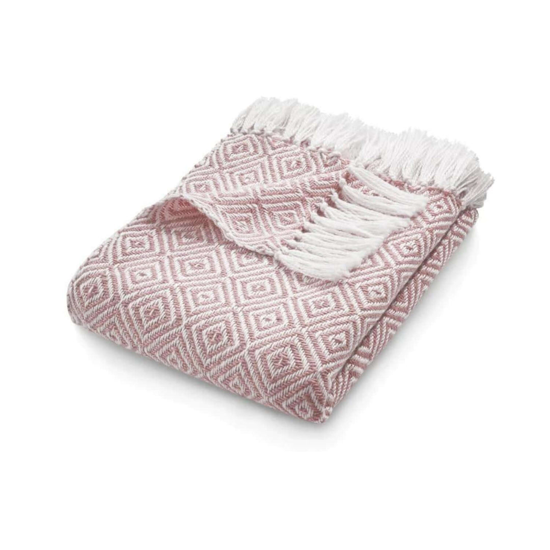 Diamond Design Woven Throw | Luxurious Wool Rug | The Rugs