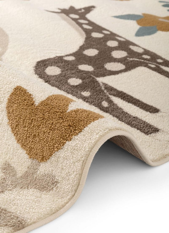 The Rugs Adventures Kids Rug – Animal Safari in Beige