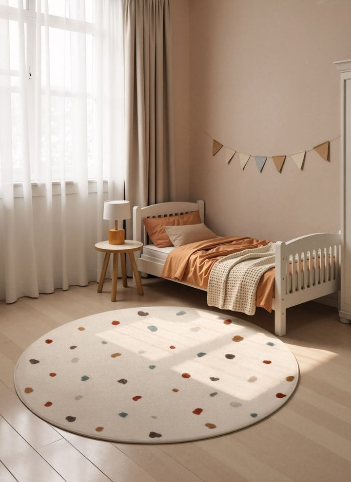 The Rugs Quality Kids Rug Funny Dots - Soft Comfortable Play