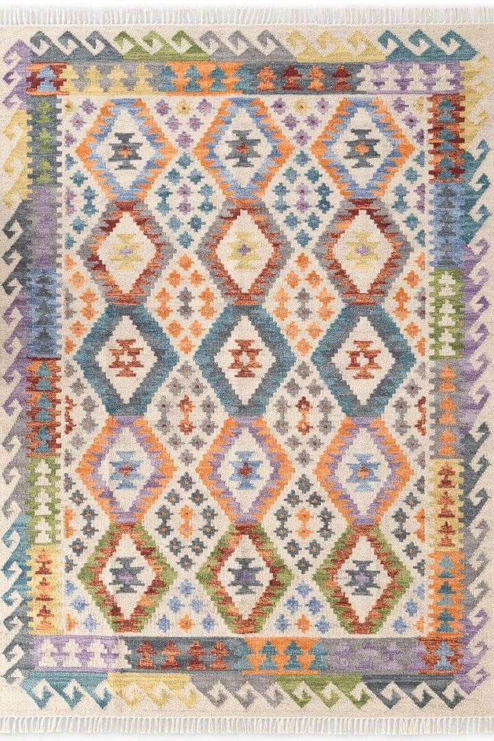 The Rugs Kamal Afghan Kelim Rug - Handwoven