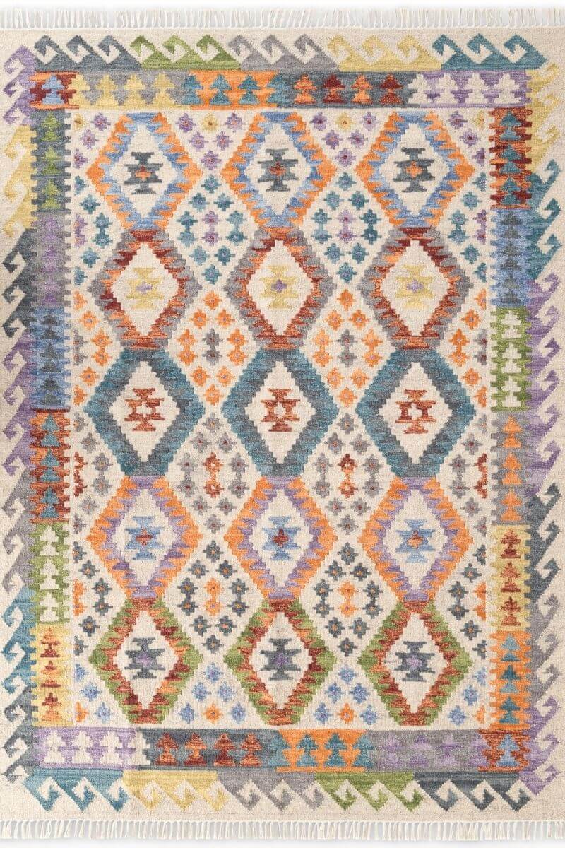 The Rugs Kamal Afghan Kelim Rug - Handwoven