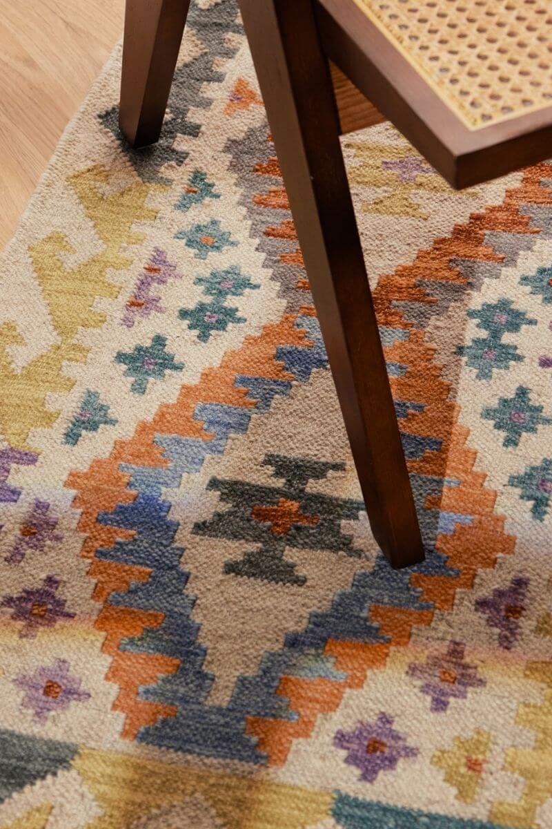 The Rugs Kamal Afghan Kelim Rug - Handwoven