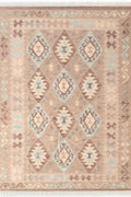 Handwoven Kamal Afghan Kelim Rug - Beige