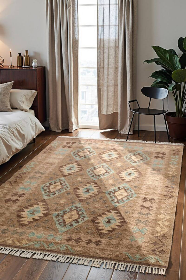 The Rugs Kamal Afghan Kelim Rug - Handwoven