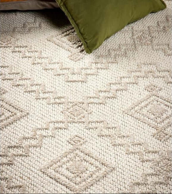 The Rustic Rug Diamond Design: Polyester Pile for Any Room