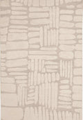 Ava Pave Rug – Cream Abstract