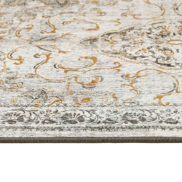 The Rugs Eco-Washable Cream Vintage Rug | Stylish Home