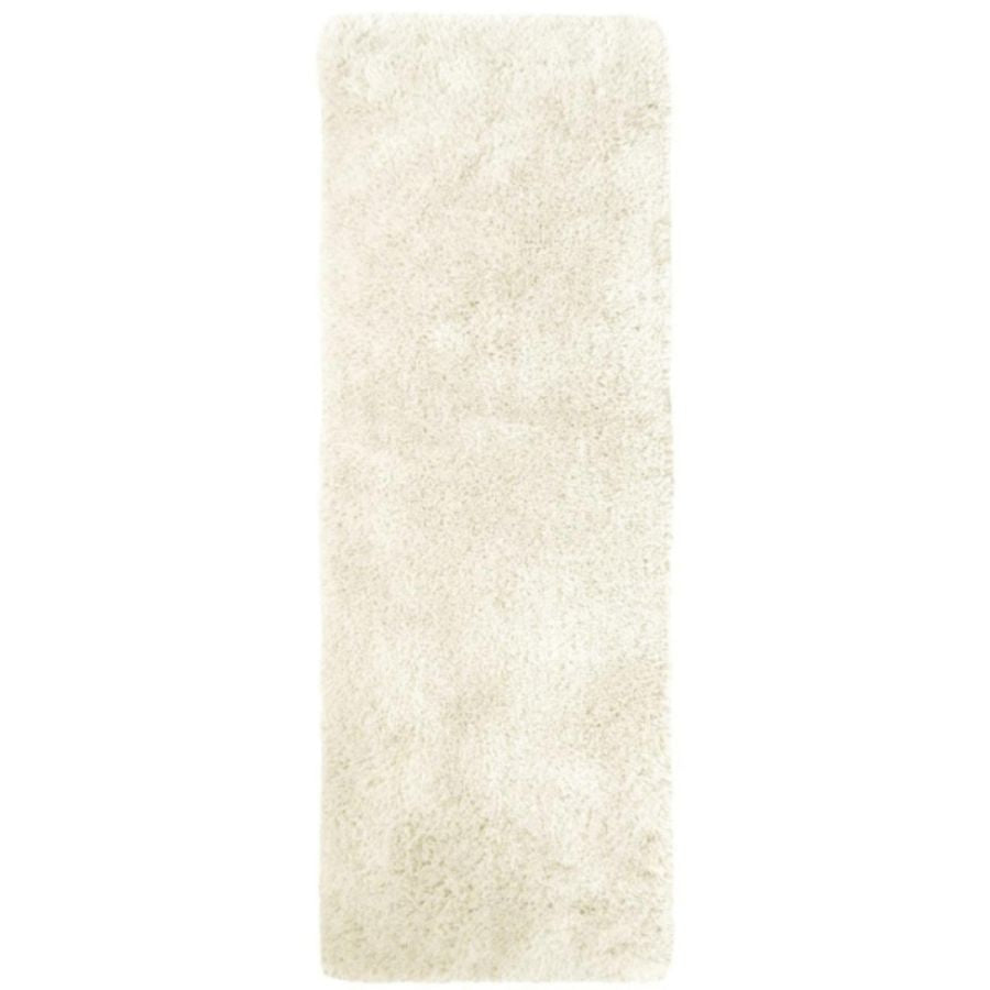 Machine Washable Shaggy Rug Plain Design in White – The Rugs