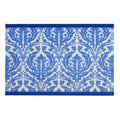 Bathroom Royal Blue Damask Mat