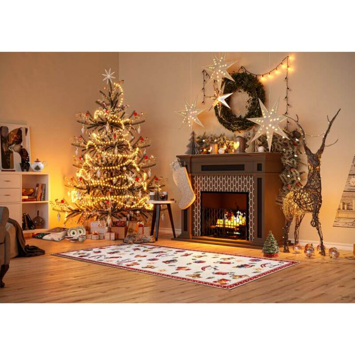 The Rugs Nostalgic Christmas Fun Design Rug