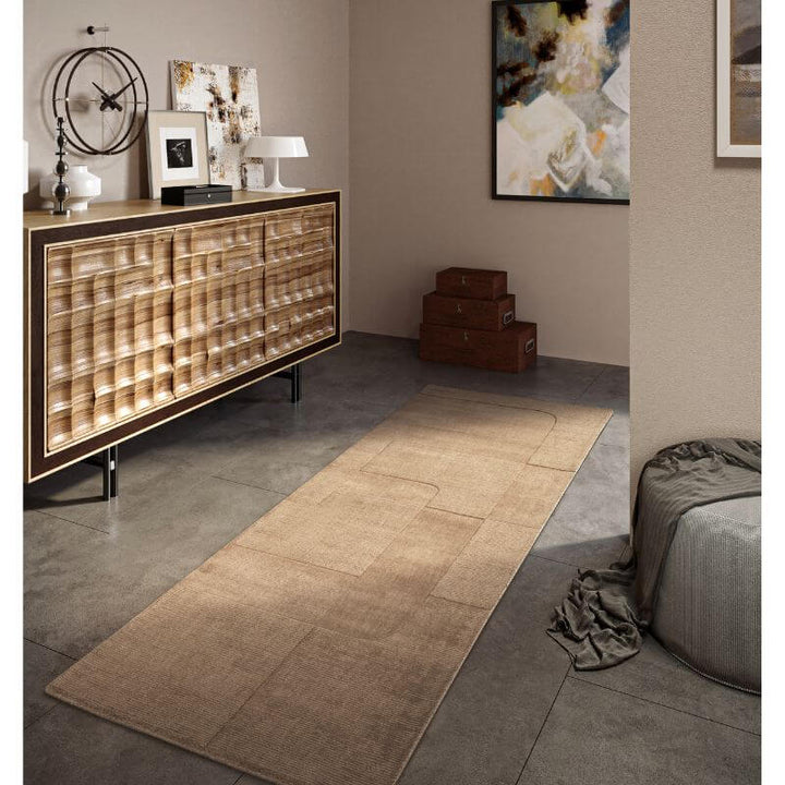 The Rugs Handwoven Abstract Design Wool Rug