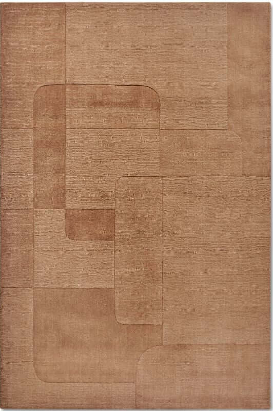 The Rugs Handwoven Abstract Design Wool Rug