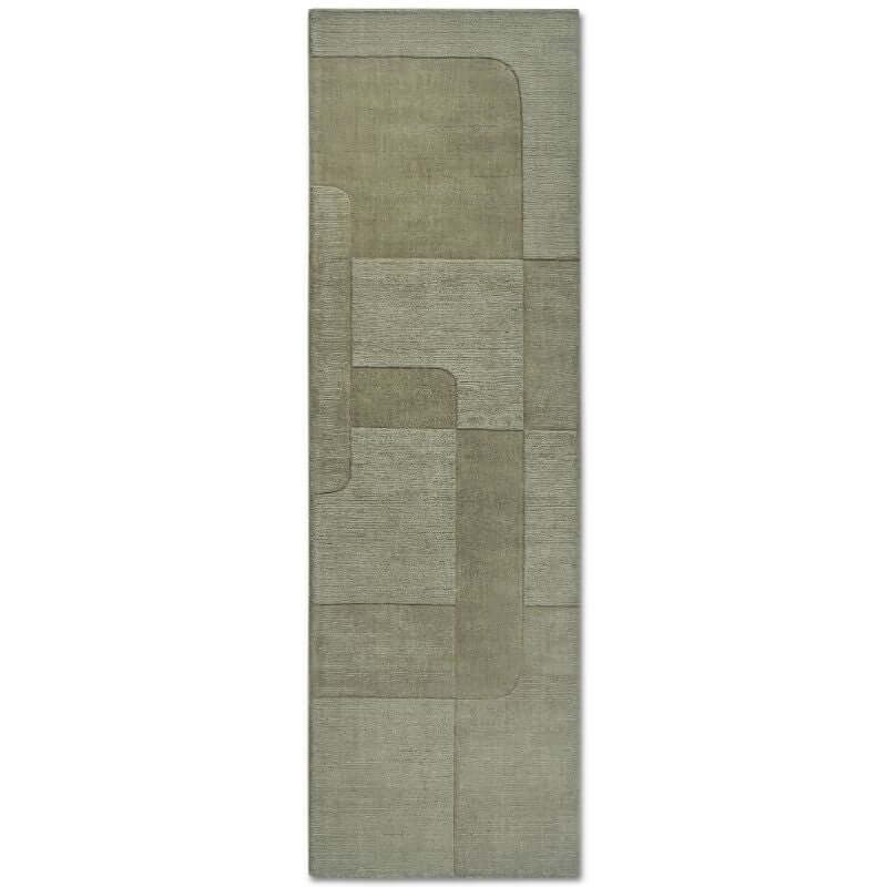The Rugs Handwoven Abstract Design Wool Rug