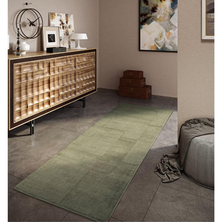The Rugs Handwoven Abstract Design Wool Rug