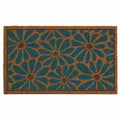 Outdoor Printed Boho Floral Coir Mat