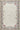 The Rugs Eco-Washable Cream Rug with Floral Border Design