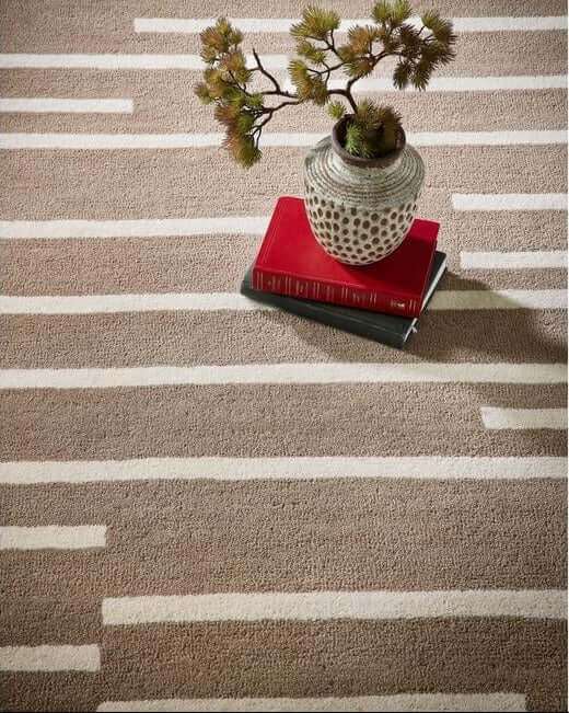 The Rugs Broken Striped Design Rug | Contemporary Home Decor