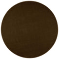 Plain Design Brown Rug