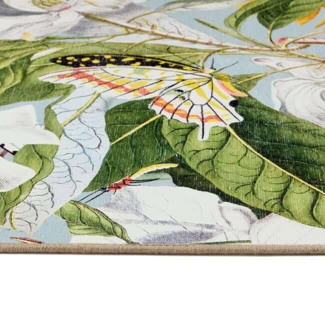 The Rugs Eco-Washable Multicolour Floral Rug |British Summer