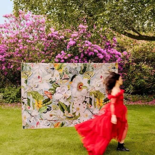 The Rugs Eco-Washable Multicolour Floral Rug |British Summer