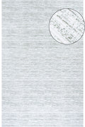 Carmel White-Green Striped Rug | 6010