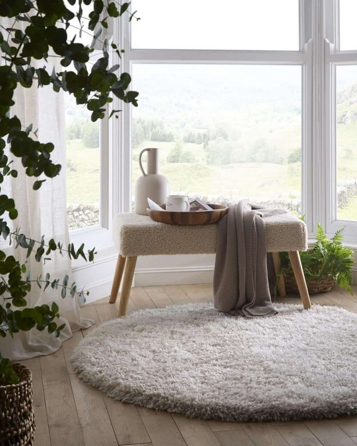Chicago Cream Shaggy Rug | Contemporary Comfort | The Rugs