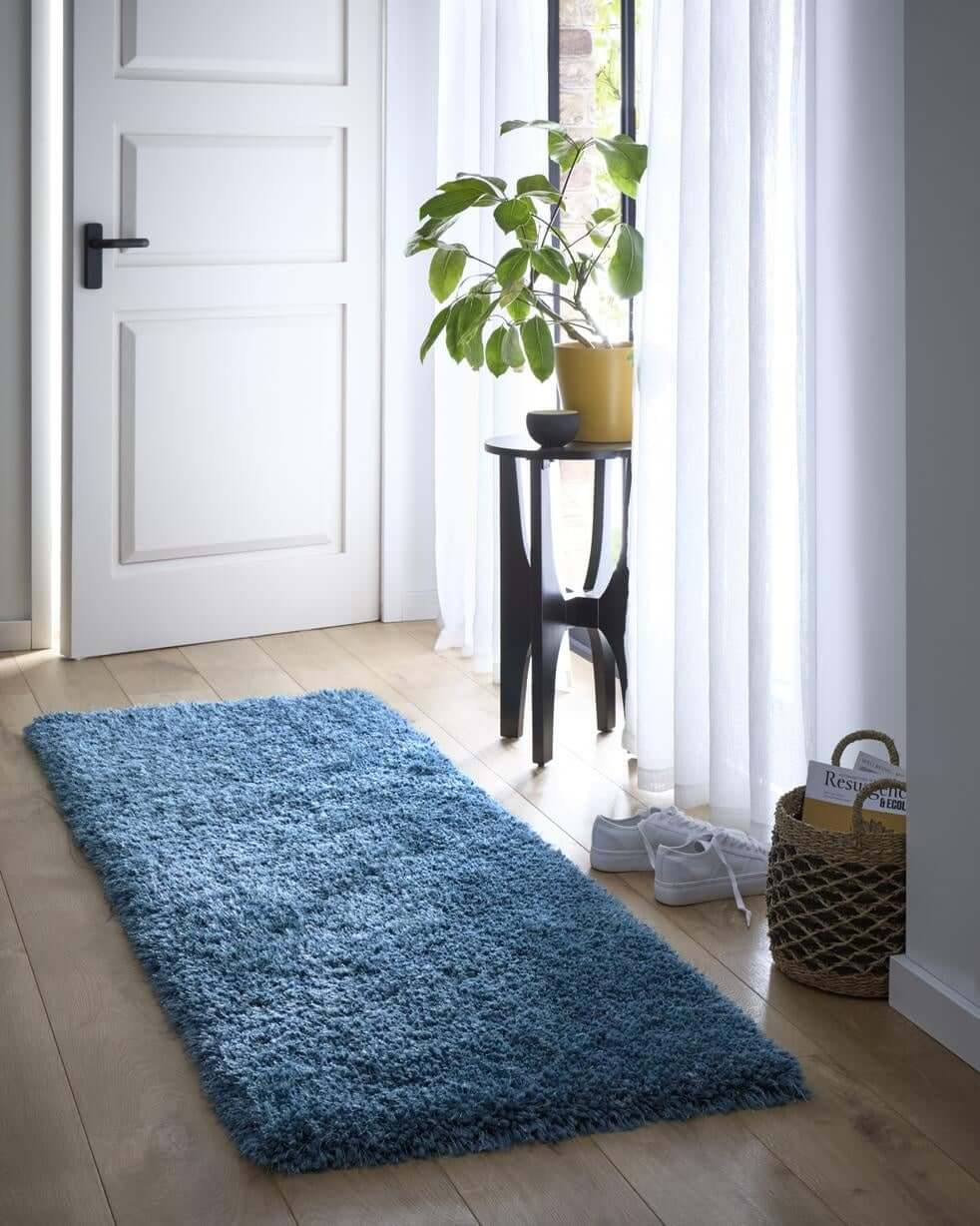 Plush Dark Teal Shaggy Rug | Modern Comfort | The Rugs
