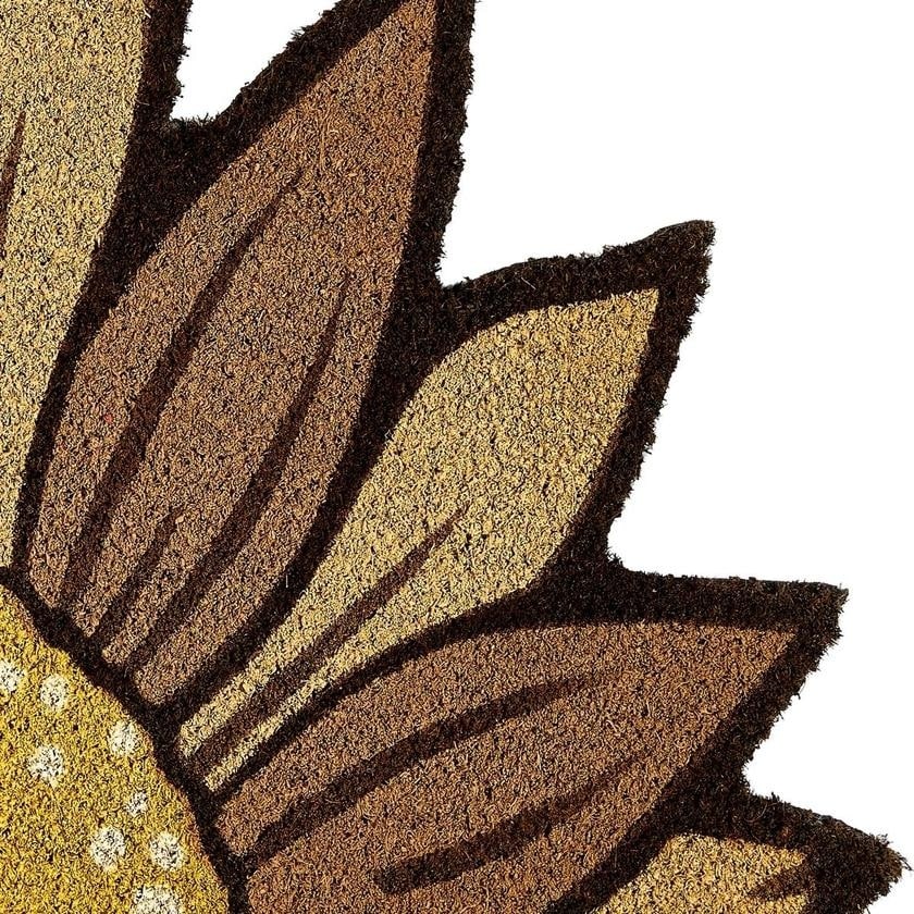 The Rugs Quality Colourful Natural Coir Doormat - 45x75cm