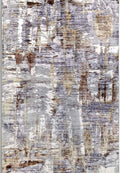 Shortpile Rug Copper Gold – Abstract Modern