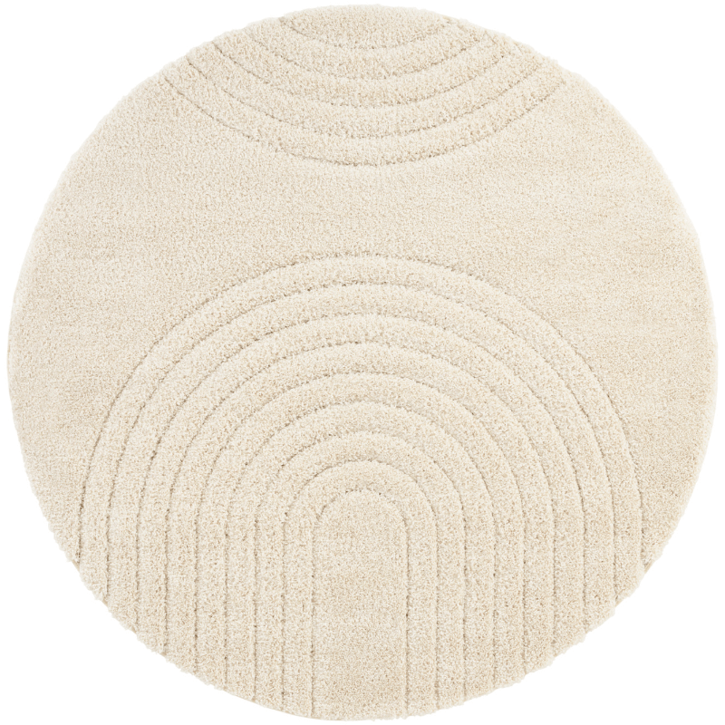 Design Deep-Pile Rug Fergus Round 160 cm