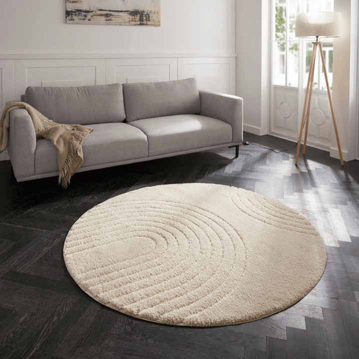 Design Deep-Pile Rug Fergus Round 160 cm