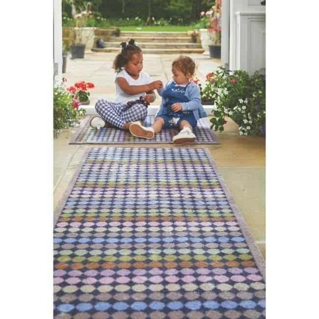 The Rugs Eco-Friendly Washable Dots Mat |Stylish & Practical