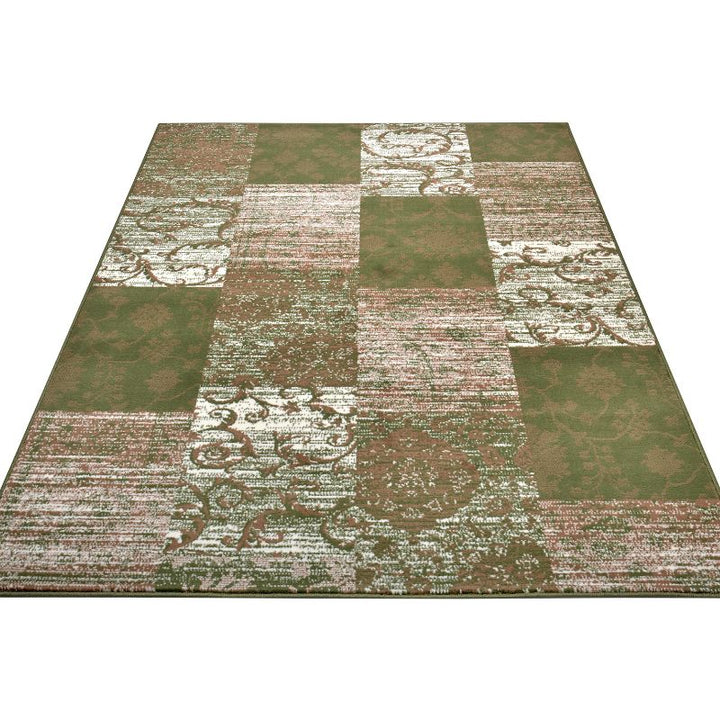 Designer Velours Rug Bloques – Patchwork