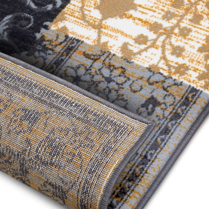 Designer Velours Rug Bloques – Patchwork