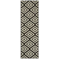 Designer Velours Black & White Runner Nordic