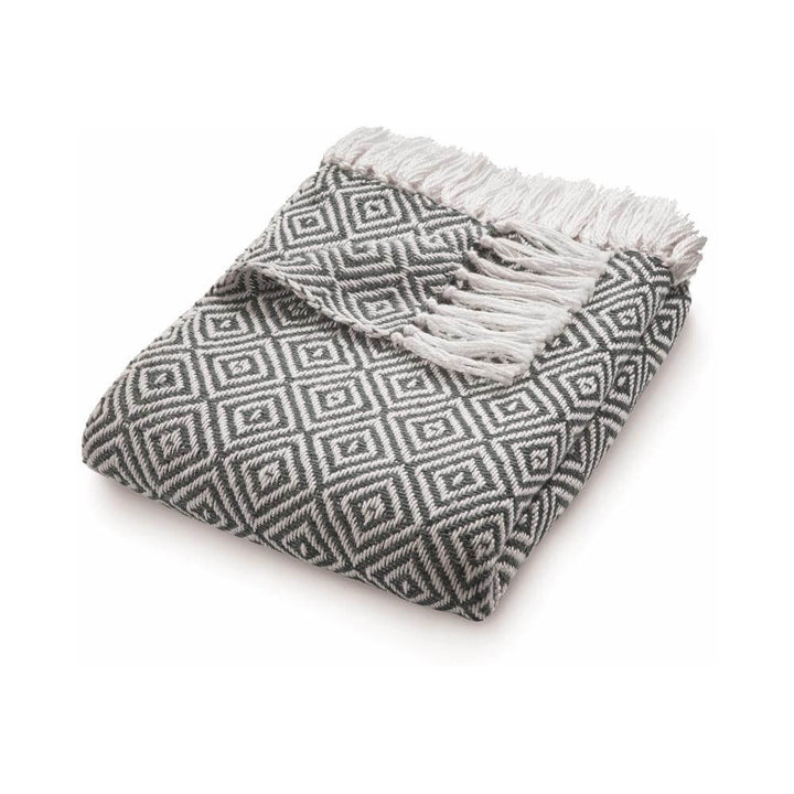 Diamond Design Woven Throw | Luxurious Wool Rug | The Rugs