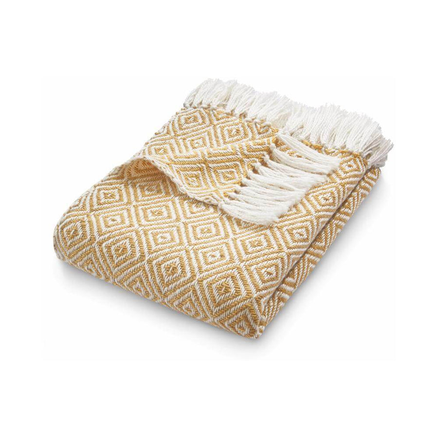 Diamond Design Woven Throw | Luxurious Wool Rug | The Rugs
