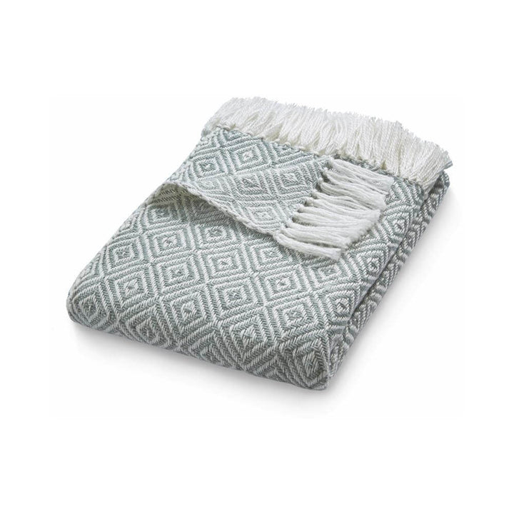 Diamond Design Woven Throw | Luxurious Wool Rug | The Rugs