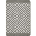 Diamond Grey Washable Mat and Runner