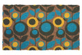 Abstract Floral Coir Doormat Gainsborough 40x70 cm