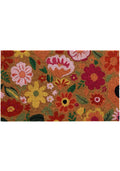 Eco-Friendly Bright Blooms Coir Doormat - 45x75 cm