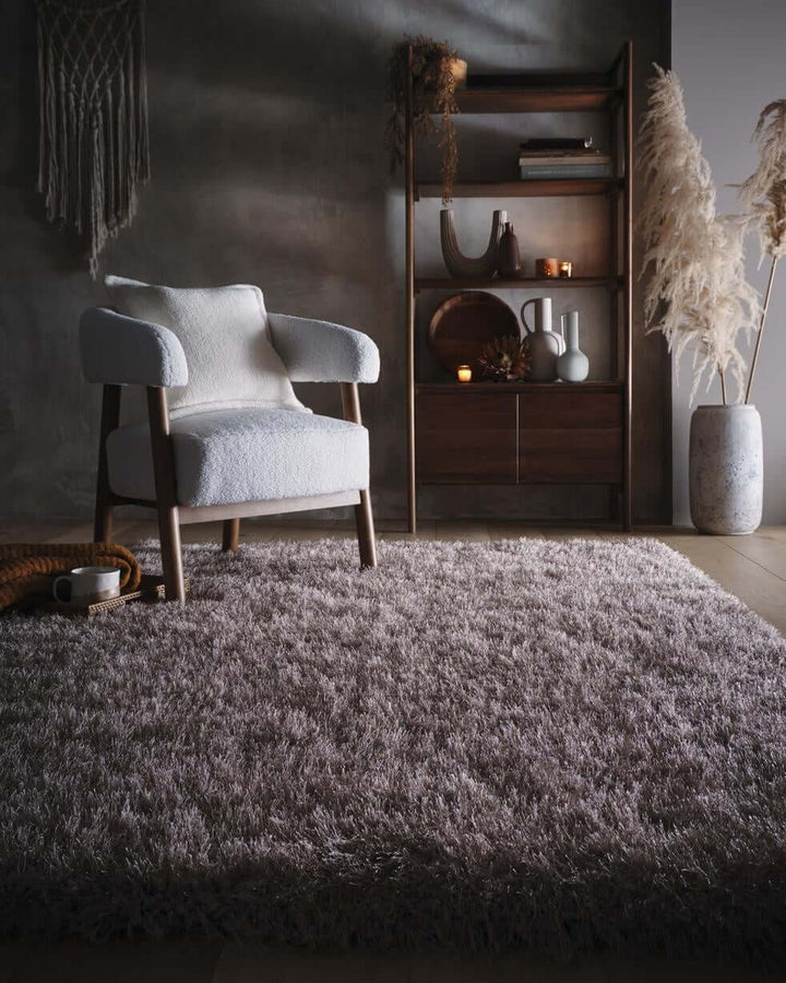 Extravagance Mink Shaggy Rug | 60's Glamour | The Rugs