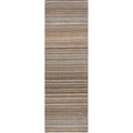 Hand Made Striped Design Beige Rug