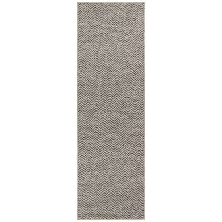 Flatwoven Indoor-Outdoor Runner Nature Chevron Design